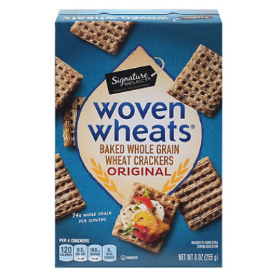 Signature SELECT Crackers Woven Wheats Original - 9 Oz - safeway