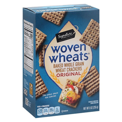 Signature SELECT Crackers Woven Wheats Original - 9 Oz