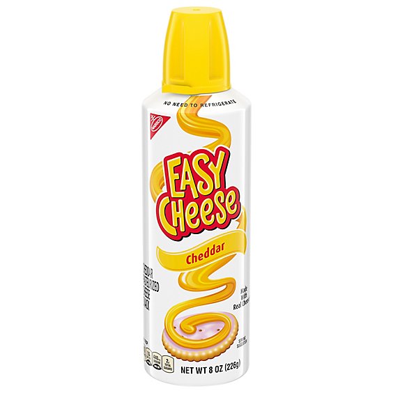 Easy Cheese Snack Cheddar Cheese - 8 Oz