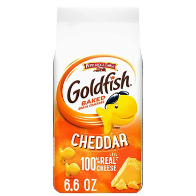 Pepperidge Farm Goldfish Crackers Baked Snack Cheddar - 6.6 Oz