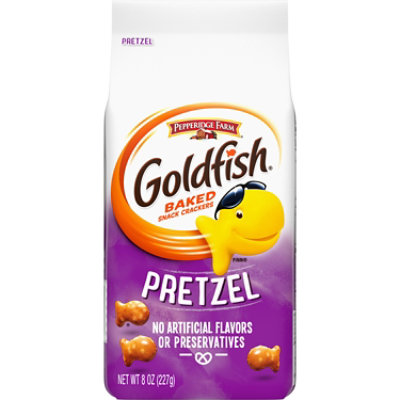Pepperidge Farm Goldfish Crackers Baked Snack Pretzel - 8 Oz
