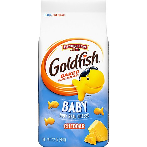 Pepperidge Farm Goldfish Crackers Baked Snack  Baby Cheddar - 7.2 Oz