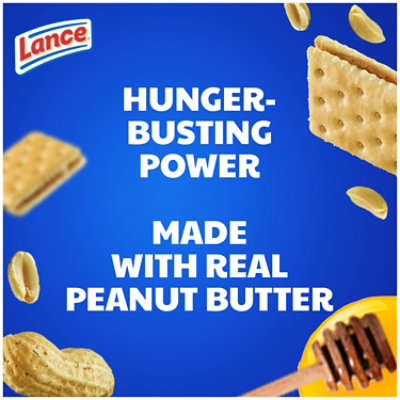 Lance Captain's Wafers Peanut Butter and Honey Sandwich Crackers - 8 Ct - 1.37 Oz - Image 2