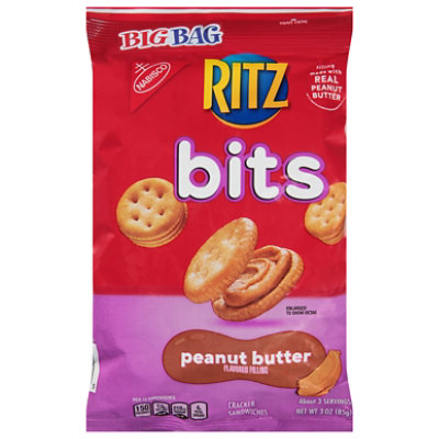 RITZ Crackers Sandwiches Bits Peanut Butter Big Bag - 3 Oz - Pavilions