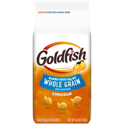 Pepperidge Farm Goldfish Baked with Whole Grain Cheddar Crackers - 6.6 Oz - Image 1