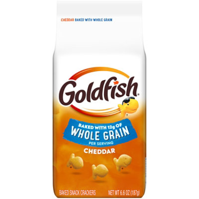 Pepperidge Farm Goldfish Crackers Baked Snack Whole Grain Cheddar - 6.6 Oz