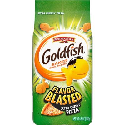 Pepperidge Farm Goldfish Flavor Blasted Xtra Cheesy Pizza Crackers - 6.6 Oz - Image 1