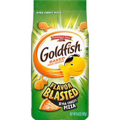 Pepperidge Farm Goldfish Crackers Baked Snack Flavor Blasted Xplosive Pizza - 6.6 Oz