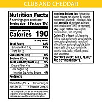 Keebler Single Serve Sandwich Crackers Crackers Club and Cheddar 8 Count - 11 Oz - Image 3