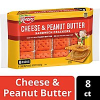 Keebler Sandwich Crackers Cheese and Peanut Butter 8 Count - 11 Oz  - Image 2