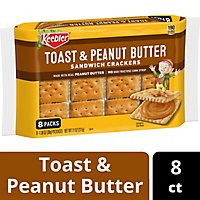 Keebler Toast & Peanut Butter Sandwich Crackers 8 Count - 11 Oz - Image 2