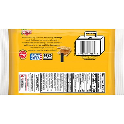 Keebler Toast & Peanut Butter Sandwich Crackers 8 Count - 11 Oz - Image 5