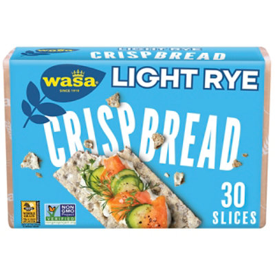 Wasa Crispbread Light Rye Crackers - 9.5 Oz - Image 1