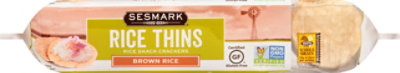 Sesmark Crackers Rice Thins Brown Rice - 3.5 Oz - Image 2