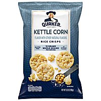 Quaker Popped Rice Crisps Gluten Free Kettle Corn - 3.52 Oz - Image 1