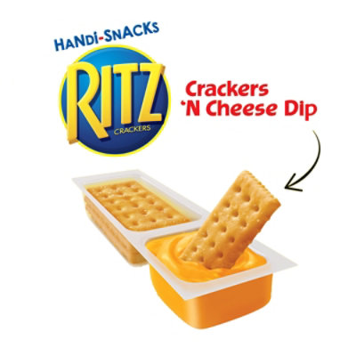 RITZ Handi Snacks Crackers n Cheese Dip - 6-0.95 Oz - Image 2