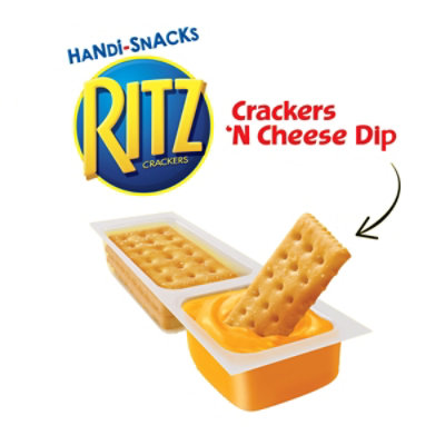 RITZ Handi Snacks Crackers n Cheese Dip - 6-0.95 Oz - Image 2