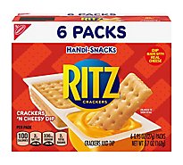 RITZ Handi Snacks Crackers n Cheese Dip - 6-0.95 Oz