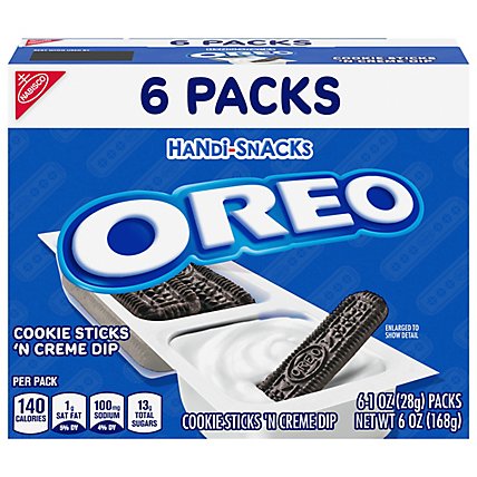OREO Dip Sticks Cookie N Creme Snack Packs - 6-1 Oz - Image 2