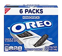 OREO Dip Sticks Cookie N Creme Snack Packs - 6-1 Oz