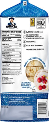 Quaker Rice Cakes Gluten Free Lightly Salted - 4.47 Oz - Image 6