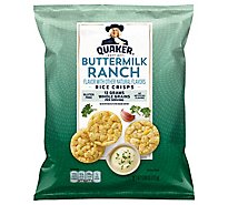Quaker Popped Rice Crisps Gluten Free Buttermilk Ranch - 6.06 Oz