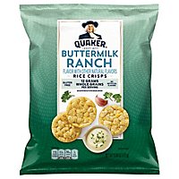 Quaker Popped Rice Crisps Gluten Free Buttermilk Ranch - 6.06 Oz - Image 1