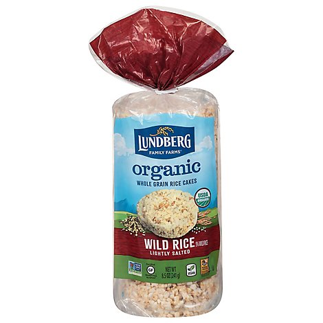 Lundberg Rice Cakes Organic Wild Rice - 8.5 Oz