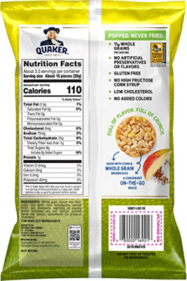 Quaker Popped Rice Crisps Gluten Free Apple Cinnamon - 3.52 Oz - Image 6