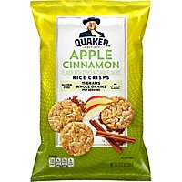 Quaker Popped Rice Crisps Gluten Free Apple Cinnamon - 3.52 Oz - Image 2