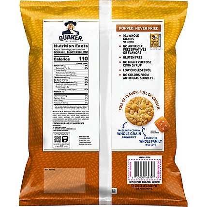 Quaker Popped Rice Crisps Gluten Free Caramel - 7.04 Oz - Image 6