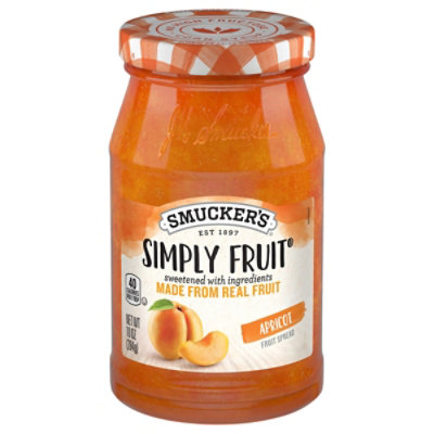 Smuckers Simply Fruit Spreadable Fruit Apricot - 10 Oz - Image 3