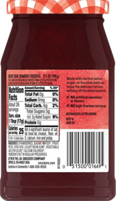 Smuckers Low Sugar Preserves Reduced Sugar Strawberry - 15.5 Oz - Image 6