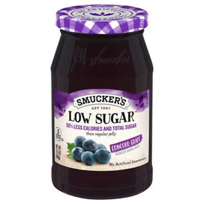 Smuckers Low Sugar Jelly Reduced Sugar Concord Grape - 15.5 Oz - Image 3