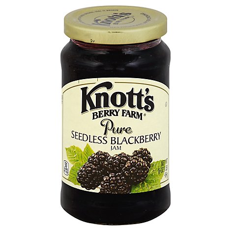 Knotts Berry Farm Jam Pure Seedless Blackberry - 16 Oz