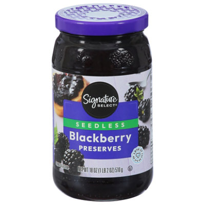 Signature SELECT Blackberry Seedless Preserves - 18 Oz