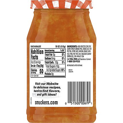 Smuckers Marmalade Sweet Orange - 18 Oz - Image 3