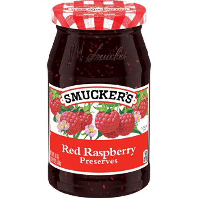 Smucker's Red Raspberry Preserves - 18 Oz