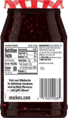 Smuckers Preserves Red Raspberry - 18 Oz - Image 6