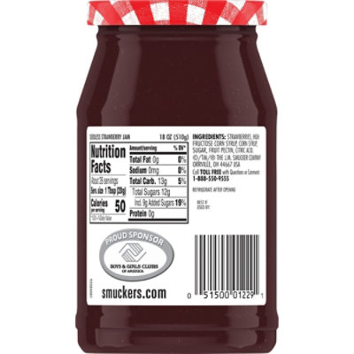 Smuckers Jam Strawberry Seedless - 18 Oz - Image 6