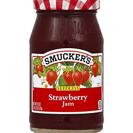 Smuckers Jam Strawberry Seedless - 18 Oz - Image 1