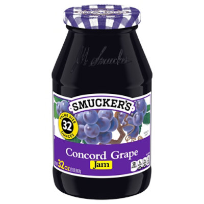 Smuckers Jam Concord Grape - 32 Oz - Albertsons