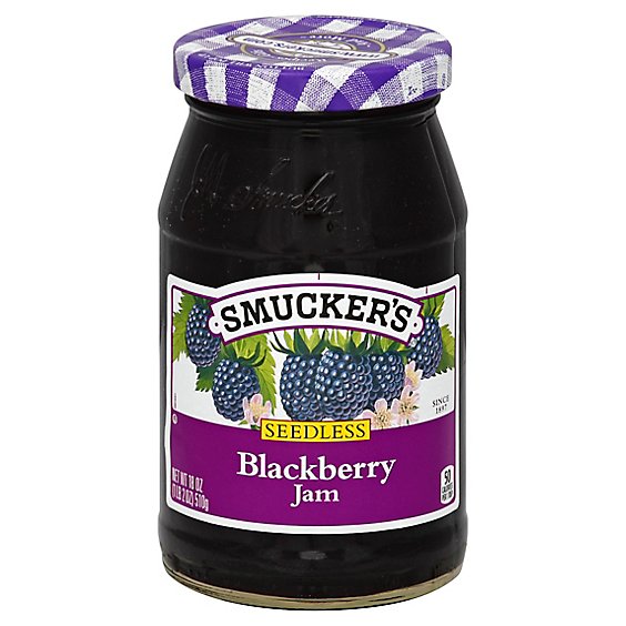 Smuckers Jam Blackberry Seedless - 18 Oz