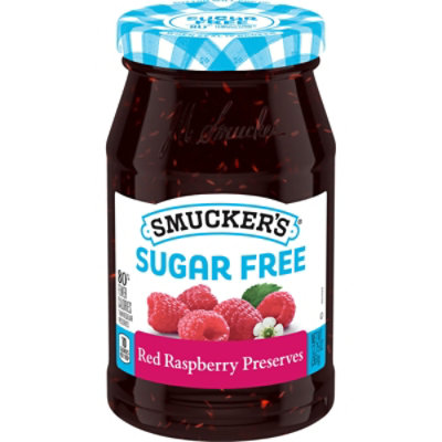 Smuckers Sugar Free Preserves Red Raspberry - 12.75 Oz - Image 1