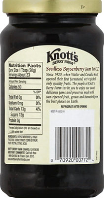 Knotts Berry Farm Jam Pure Seedless Boysenberry - 16 Oz - Image 3