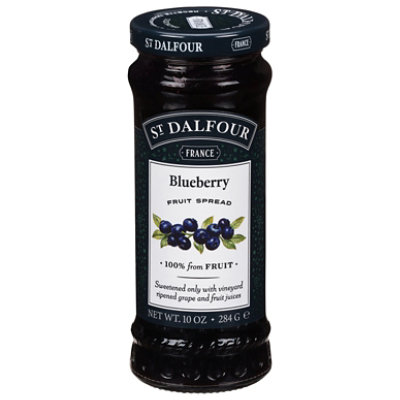 St. Dalfour Fruit Spread Deluxe Wild Blueberry - 10 Oz - Image 1