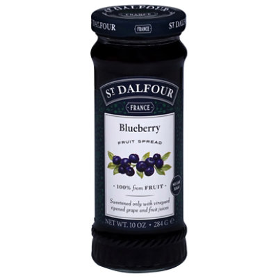 St. Dalfour Fruit Spread Deluxe Wild Blueberry - 10 Oz