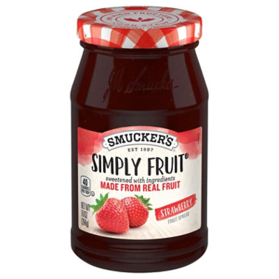 Smuckers Simply Fruit Spreadable Fruit Strawberry - 10 Oz - Image 3