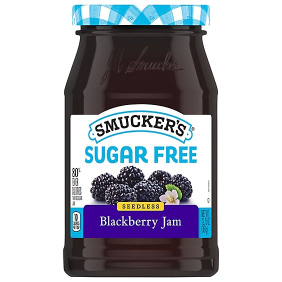 Smuckers Sugar Free Jam Seedless Blackberry - 12.75 Oz