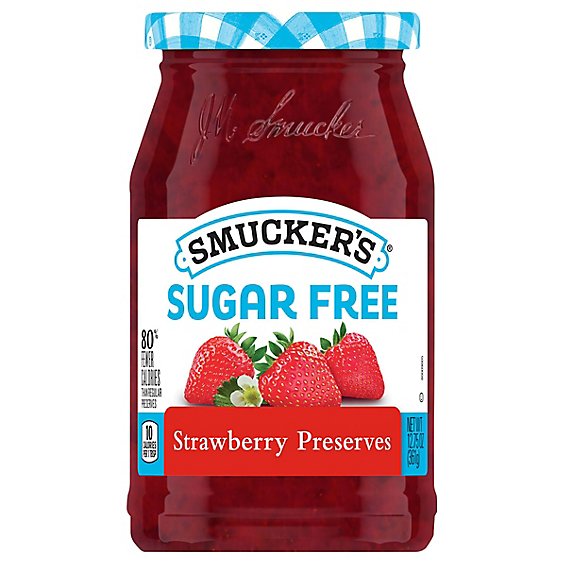 Smuckers Preserves Sugar Free Strawberry - 12.75 Oz